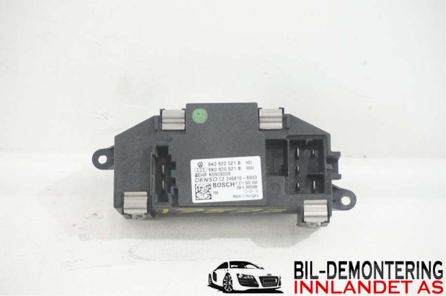 Varmeapparat motstand til Audi Q5 2012-2017 (Type I, Fase 2)  (AUDI|8K0 820 521 B|)