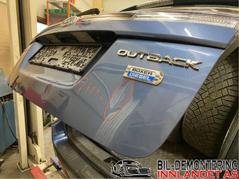 Bakluke til Subaru Outback 2007-2009 (Type III, Fase 2)  (SUBARU|60809AG0049P|60809AG0039P|)