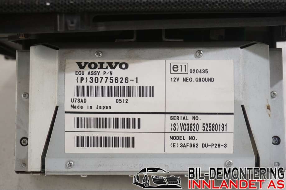 Bilstereo til Volvo V70 2005-2007 (Type II, Fase 2) (30775626|)