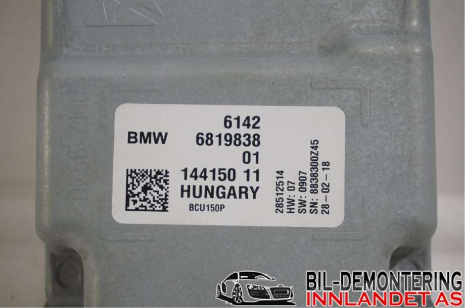 Styreenhet diverse til BMW 3-Serie 2012-2018 (F30/F31/F34) (F30/F31/F34) (BMW|61 42 8 707 828||6819838)