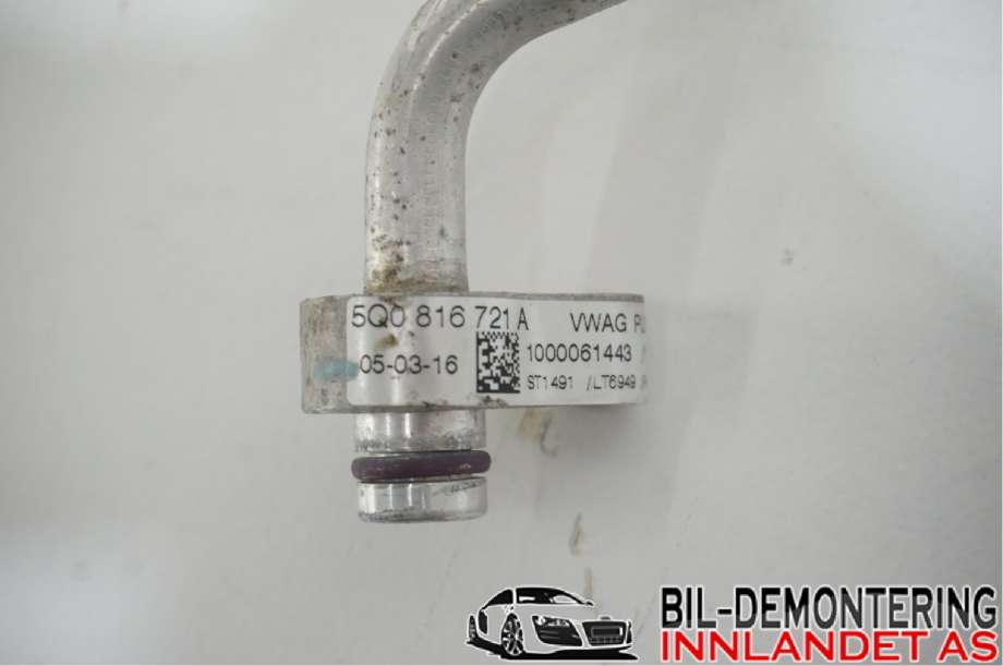 Aircondition rør til VW Golf VII 2012-2017 (Fase 1)  (VOLKSWAGEN|5Q0 816 721 A|5Q0 816 721 AB|5Q0816721A)