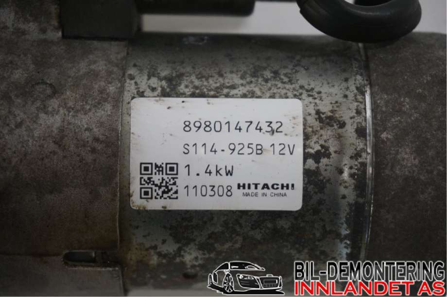 Starter diesel til Opel Meriva B 2010-2017  (98014743|93169014|8980147432)