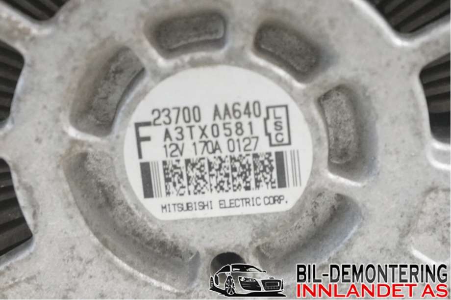 Dynamo til Subaru Impreza 2008-2012 (Type III)  (SUBARU|23700AA640|)