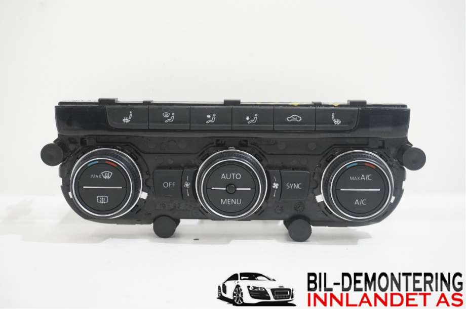 Varmeapparat betjening til VW Golf VII, 2012-2017 (Fase 1)  (VOLKSWAGEN|5G0 907 044 BD)