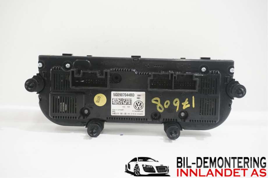 Varmeapparat betjening til VW Golf VII 2012-2017 (Fase 1) (VOLKSWAGEN|5G0 907 044 BD||5G0907044BD)