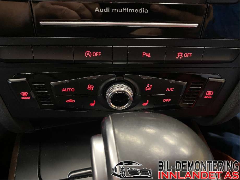 Varmeapparat betjening til Audi A4 2007-2014 (Type IV) (B8) (B8) (AUDI|8K1 820 043 AT|)