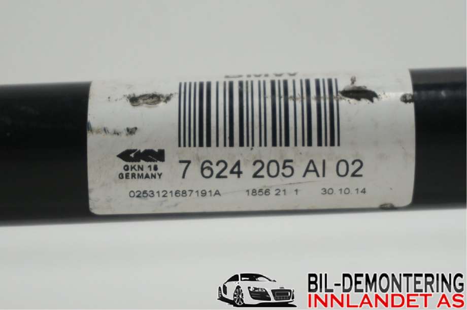 Drivaksel venstre bak til Opel Insignia A 2009-2014  (OPEL|13228204||7624205A102)