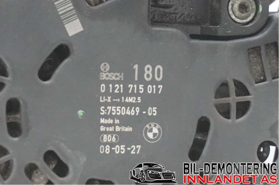 Dynamo til BMW 3-Serie 2005-2011 (E90/E91/E92/E93) (E90/E91/E92/E93) (BMW|12 31 7 550 469||0121715017)