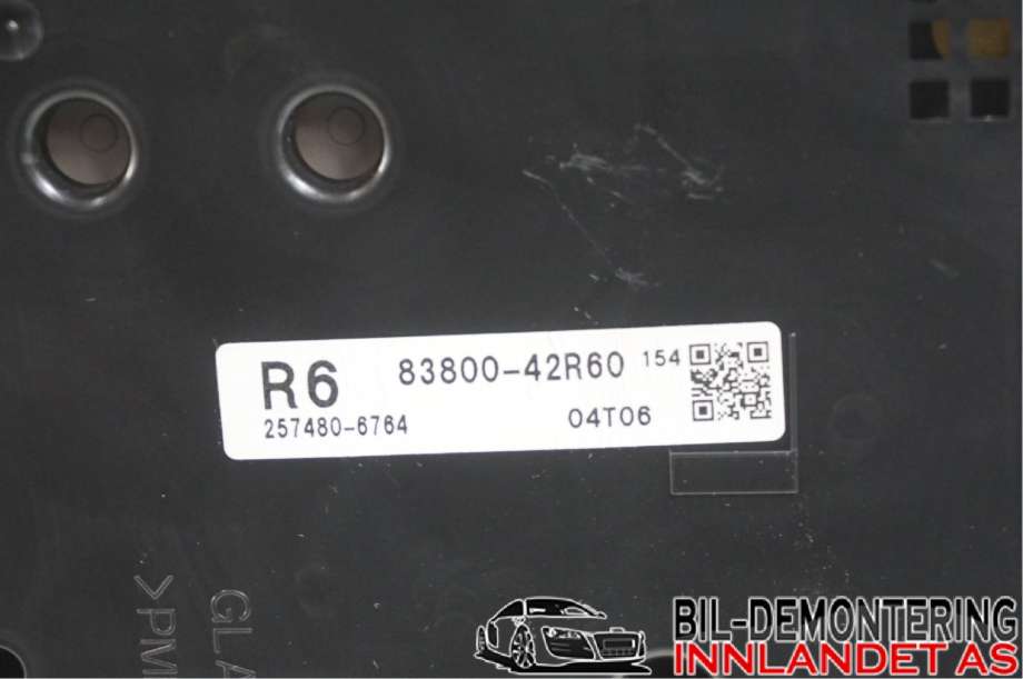 Instrumentpanel til Toyota RAV4 2016-2019 (Type IV, Fase 2)  (TOYOTA|8380042R60||83800-42R60)
