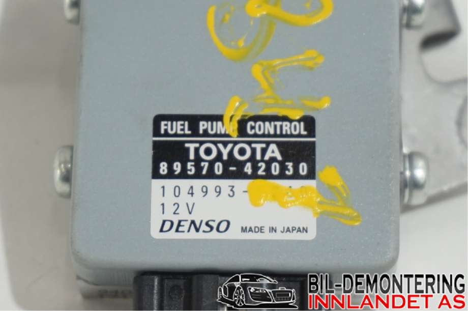 Styreenhet drivstoffpumpe til Toyota RAV4 2016-2019 (Type IV, Fase 2) (TOYOTA|8957042030||89570-42030)
