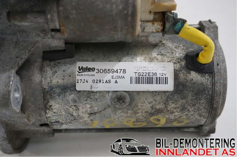 Starter diesel til Volvo V70 2014-2016 (Type III, Fase 2)  (VOLVO|36001519||30659478)