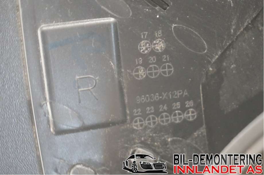 Lister til Toyota RAV4 2016-2019 (Type IV, Fase 2)  (TOYOTA||96036-X12PA)