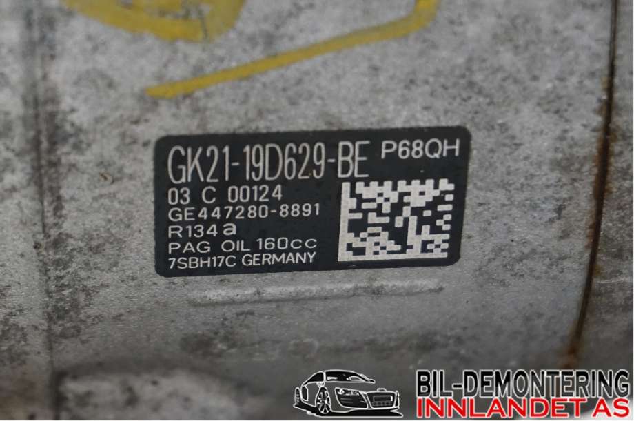 Aircondition kompressor til Ford Transit Custom 2013-2023 (Type I) (FORD|GK2T-19D629-BE||GK21-19D629-BE)