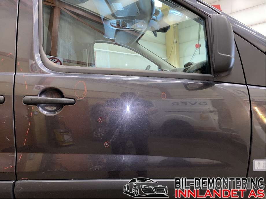 Dør høyre 2dørs til Toyota Proace 2013-2016 (Type I)  (TOYOTA|)