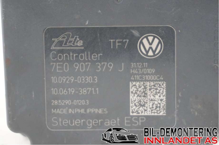 ABS sentral til VW Transporter / Caravelle 2009-2015 (Fase 2) (T5) (T5) (VOLKSWAGEN|7E0 614 517 H||7E0614517G)