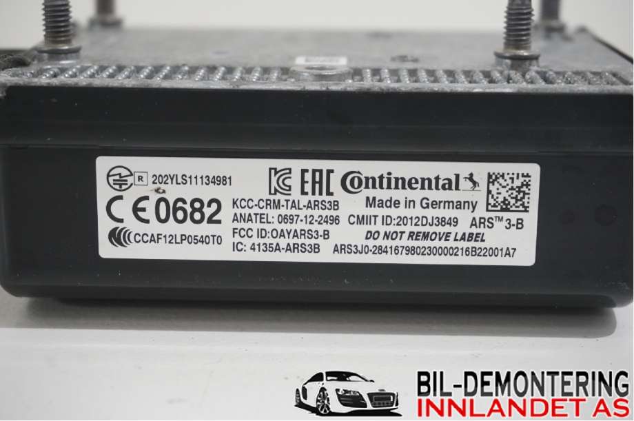 Sensor radar til Mitsubishi Outlander 2015-->> (Type III, Fase 2)  (MITSUBISHI|8638A140|8638A114|4135A-ARS3B)