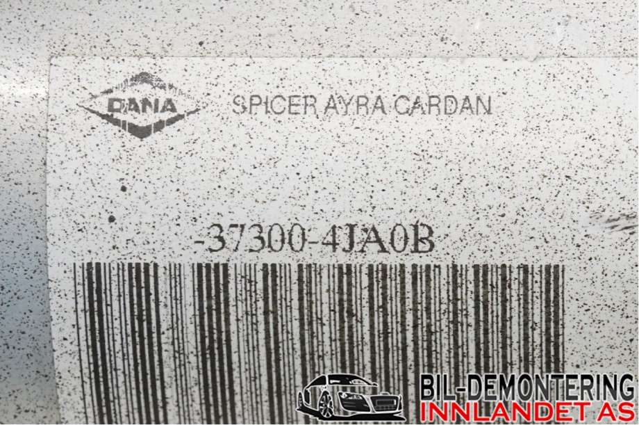 Mellomaksel til Nissan Navara 2016-->> (D23) (D23) (NISSAN|373004JA0B|)