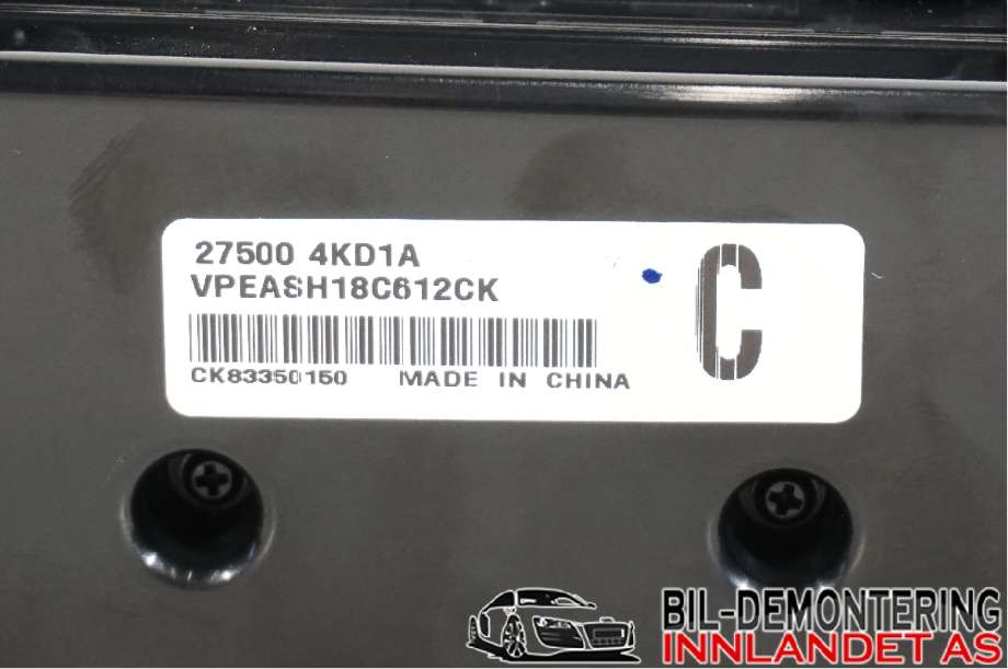 Varmeapparat betjening til Nissan Navara 2016-->> (D23) (D23) (NISSAN|275004KD1A||27500-4KD1A)