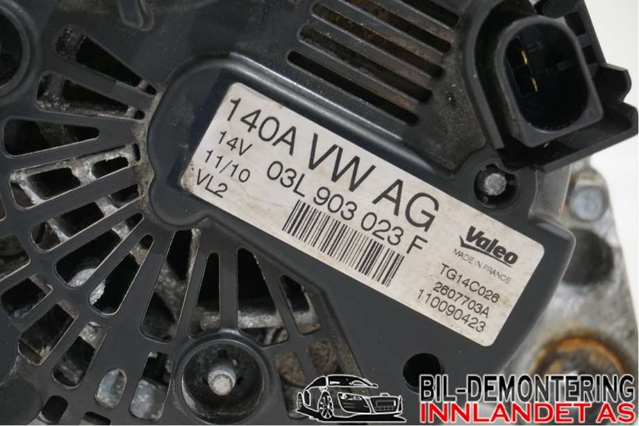 Dynamo til VW Golf VI 2008-2012 (VOLKSWAGEN|03L 903 023 F||03L903023F)