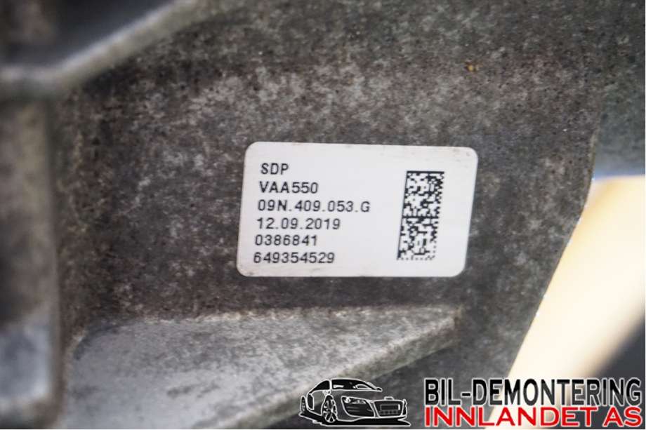 Girkasse 4WD fordelingskasse til VW Transporter / Caravelle 2019-->> (T6.1) (T6.1) (VOLKSWAGEN TYPE 1 T61|09N 409 053 G||09N409053G)