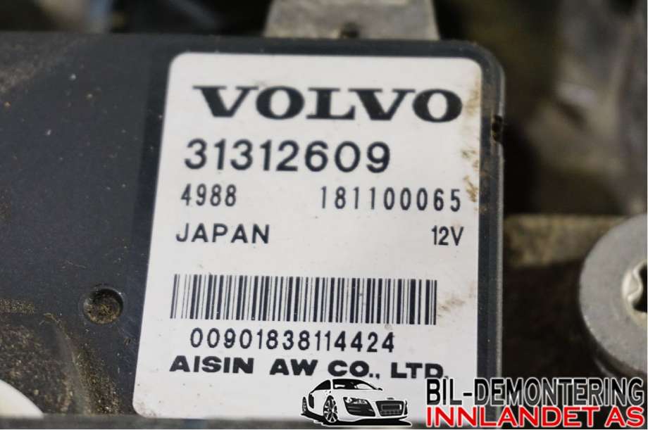 Girkasse automat til Volvo V60/V60 CC 2013-2018 (Type I, Fase 2) (VOLVO|36050600|)