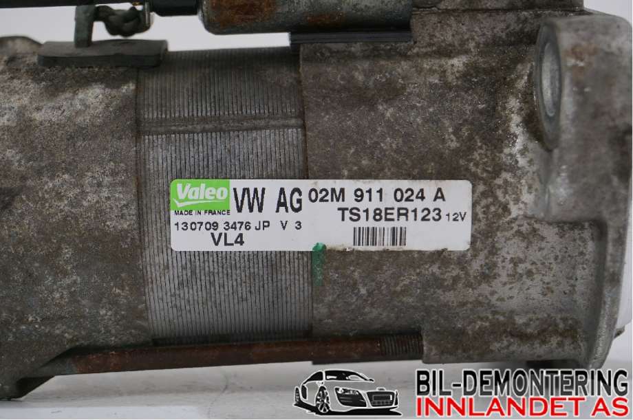 Starter diesel til Škoda Yeti 2009-2013 (Fase 1)  (02M 911 024 P|02M 911 024 PX|02M911024A)