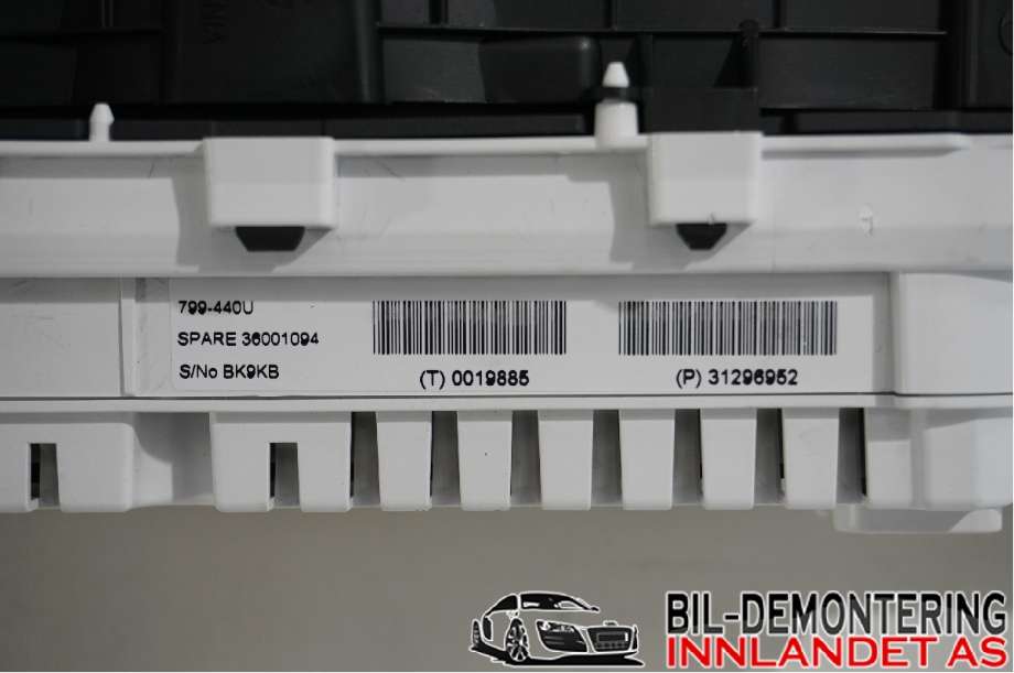 Instrumentpanel til Volvo V40 2012-2019  (36002950||31296952)