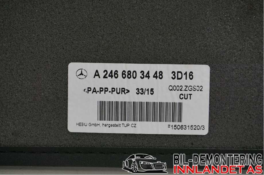 Innredning diverse til Mercedes A-Klasse 2012-2018 (W176) (W176) (MERCEDES BENZ|A 246 680 48 02  3D1|A2466803048|A2466803448)