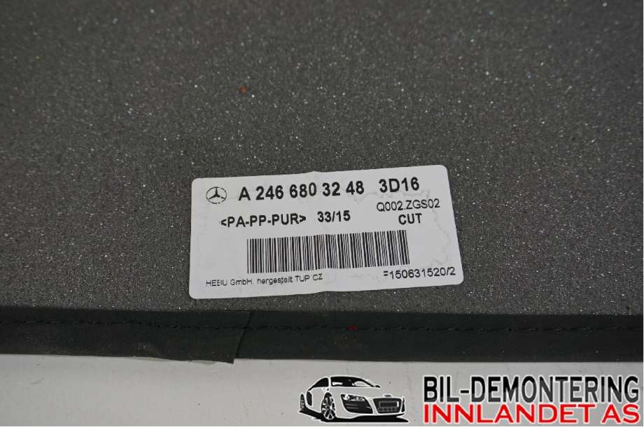 Innredning diverse til Mercedes A-Klasse 2012-2018 (W176) (W176) (MERCEDES BENZ|A 246 680 48 02  3D1|A2466803048|A2466803448)