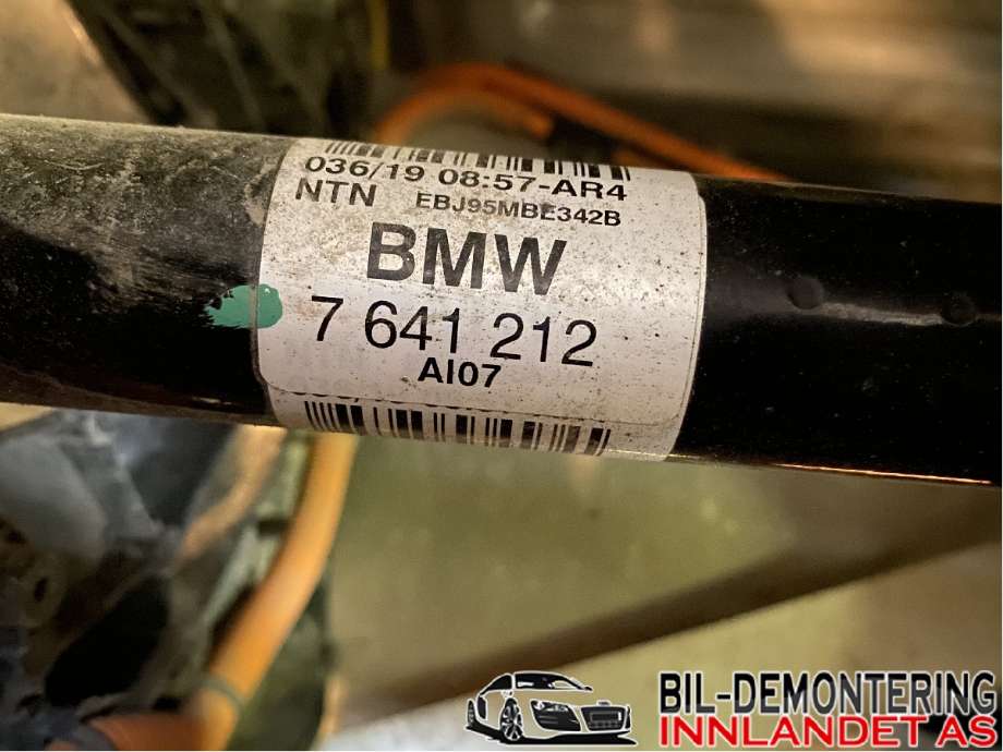 Drivaksel høyre bak, elbil til BMW i3 2013-2022  (BMW|33 20 7 641 212|)