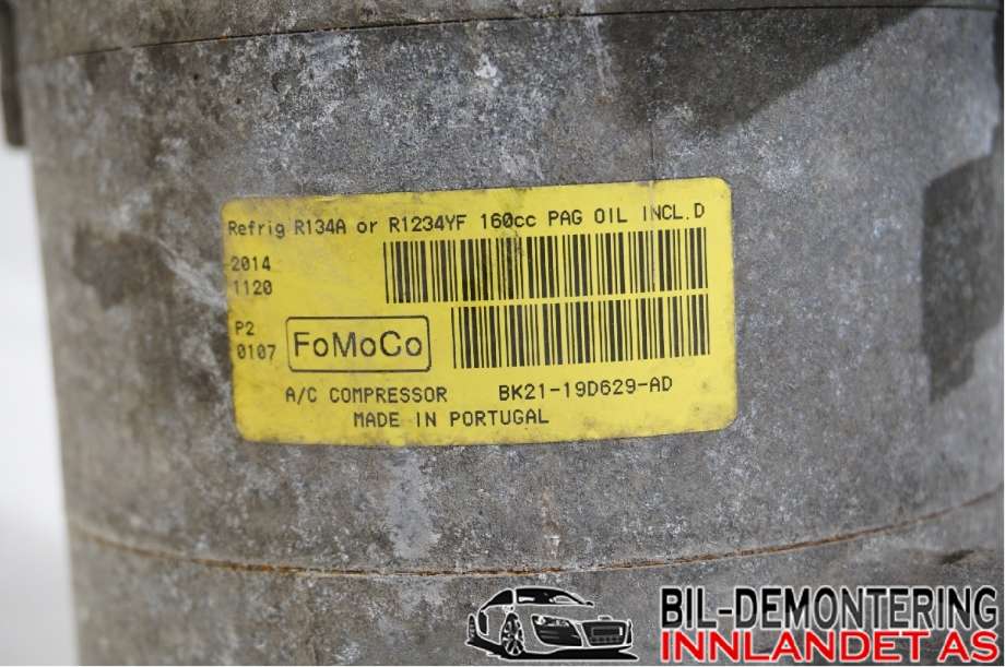 Aircondition kompressor til Ford Transit 2014-->>  (BK21-19D629-AG||BK21-19D629-AD)