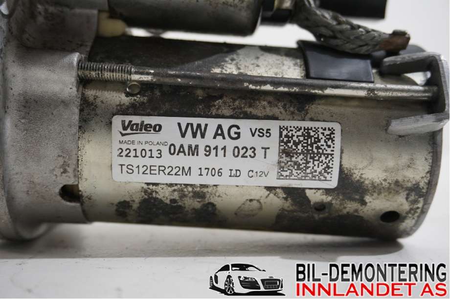 Starter til VW Polo 2014-2017 (Type V, Fase 2)  (VOLKSWAGEN|0AM 911 023 TX||0AM911023T)