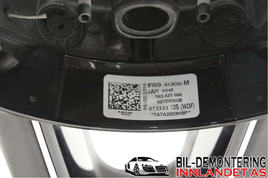 Ratt til Audi A4 2015-2019 (Type V, Fase 1) (B9) (B9) (AUDI|8W0 419 091 M||8W0419091M)
