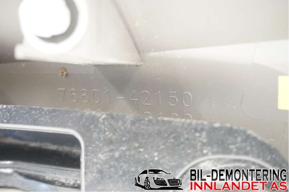 Lister til Toyota RAV4 2016-2019 (Type IV, Fase 2) (TOYOTA|7680142903||7680-42150)