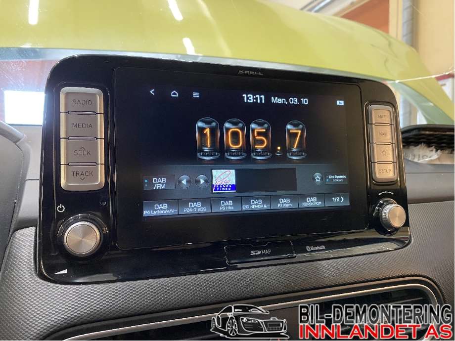 Bilstereo til Hyundai Kona 2017-2021 (Type I, Fase 1) (HYUNDAI|96560K4100TMT|)