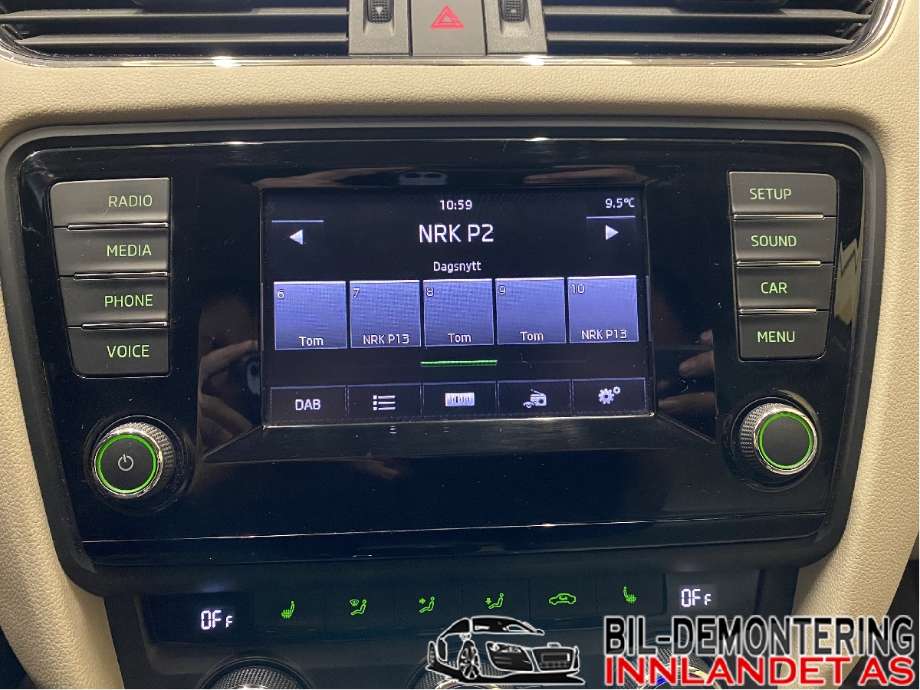 Instrument kjørecomputer til Škoda Octavia, 2013-2016 (Type III, Fase 1)  (SKODA|5E0 919 605 B)