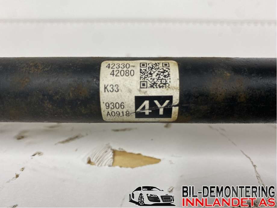 Drivaksel høyre bak, elbil til Toyota RAV4 2019-->> (Type V)  (4233042080||42330-42080)