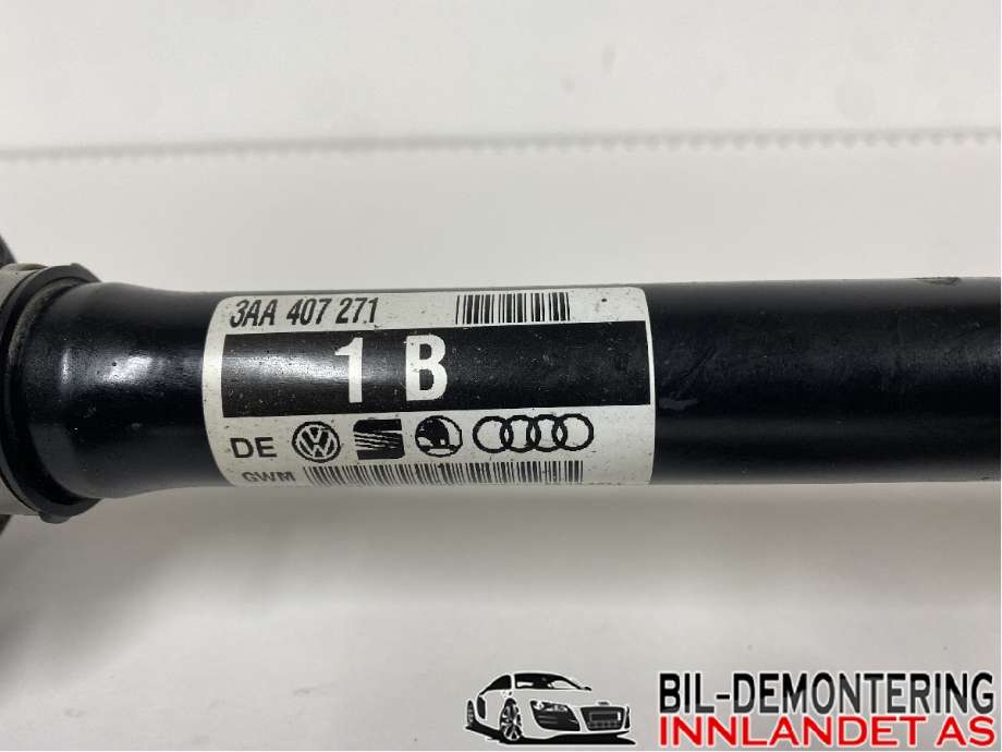 Drivaksel venstre foran til VW Caddy 2010-2015 (Type III, Fase 2) (VOLKSWAGEN|3AA 407 451 X|3AA 407 271|3AA407271)