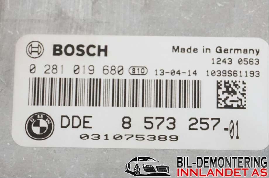 Styreenhet motor til BMW 3-Serie 2012-2018 (F30/F31/F34) (F30/F31/F34) (BMW|13 61 8 576 333|)