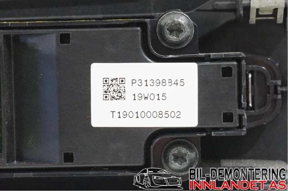 Bilstereo diverse til Volvo XC60 2017-->> (Type II) (VOLVO|31398845|)