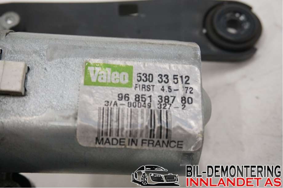 Viskermotor bakrute til Peugeot Partner 2008-2015 (Type II, Fase 1)  (PEUGEOT|6405 LR|98 401 236 80|)