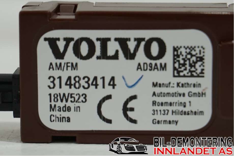 Antenne forsterker til Volvo XC60 2017-->> (Type II)  (VOLVO|31483414|)