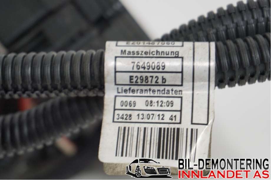 Ledningsnett til BMW 3-Serie 2012-2018 (F30/F31/F34) (F30/F31/F34) (BMW|N20B20B|12 51 7 619 139|750050400C)