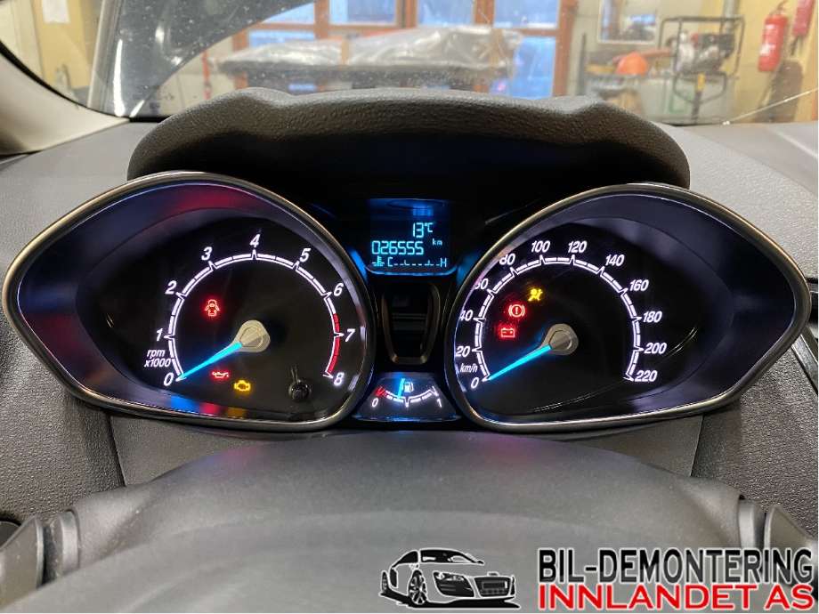 Instrumentpanel til Ford Fiesta, 2013-2017 (Type VI, Fase 2)  (FORD|CUBT-10849-EAX)