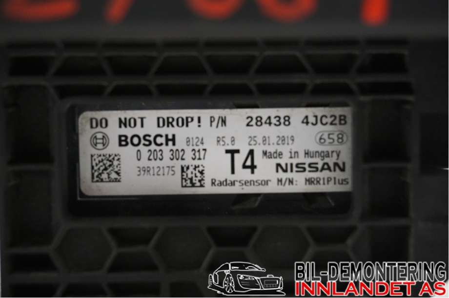 Sensor radar til Nissan Navara 2016-->> (D23) (D23) (NISSAN|284384JC2B||28438-4JC2B)