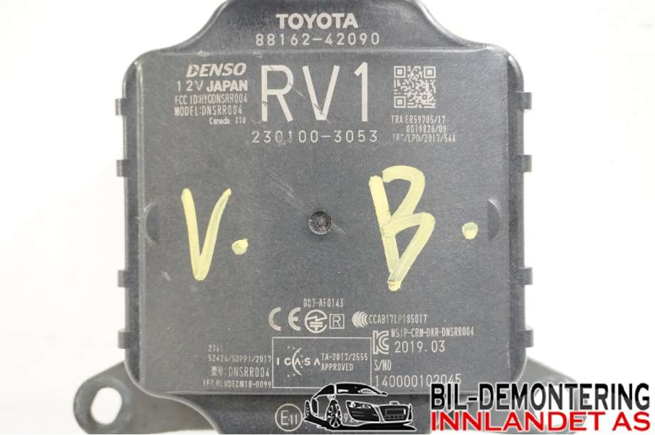 Sensor radar til Toyota RAV4 2019-->> (Type V)  (8816242090|230100-3053|88162-42090)