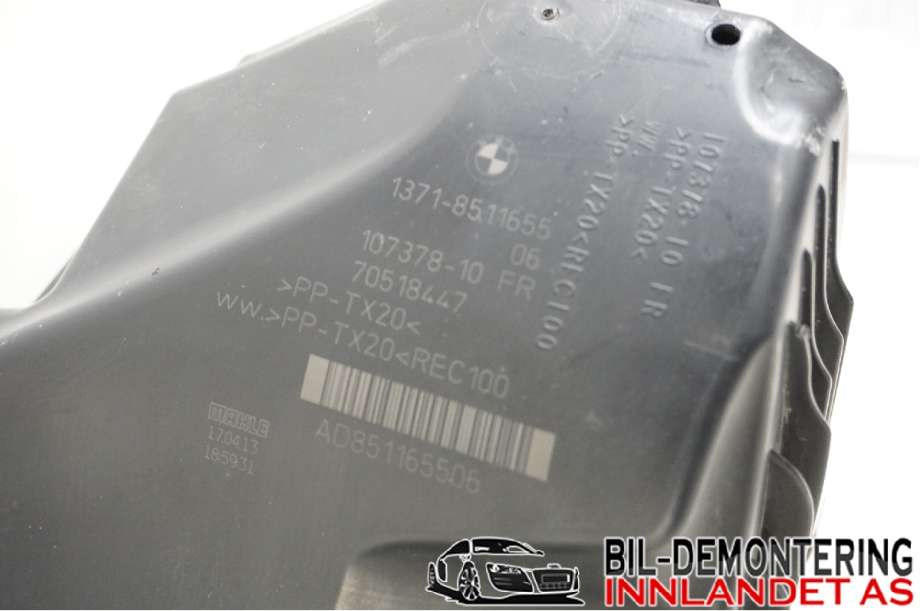 Luftfilterboks til BMW 3-Serie 2012-2018 (F30/F31/F34) (F30/F31/F34) (BMW|13 71 8 511 655||1371-8511655)