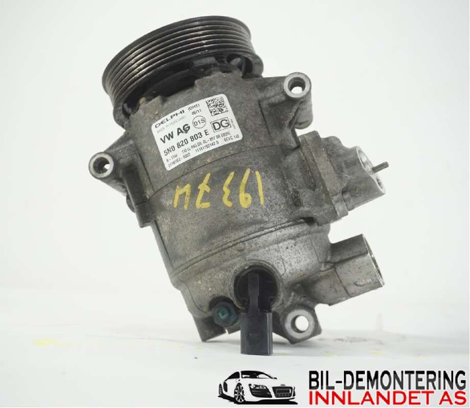 Aircondition kompressor til Škoda Octavia 2009-2013 (Type II, Fase 2)  (SKODA|5N0 820 803 C||5N0 820 803 E)