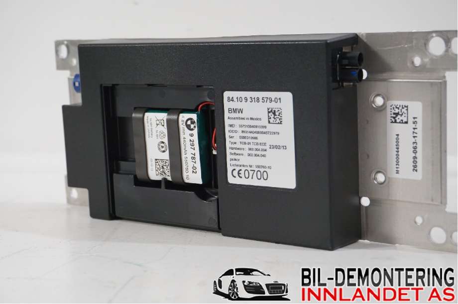 Styreenhet diverse til BMW 3-Serie 2012-2018 (F30/F31/F34) (F30/F31/F34) (BMW|84 10 9 322 954|84 10 9 362 848|550760-10)