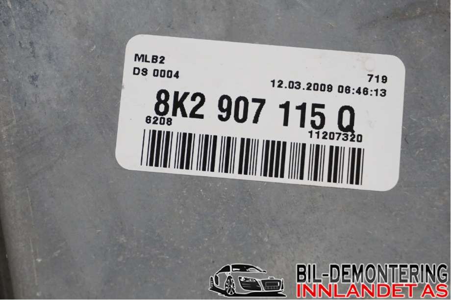 Styreenhet motor til Audi A5 2007-2016 (Type I)  (AUDI|8K2 907 115 Q|0261S04383|8K2907115Q)